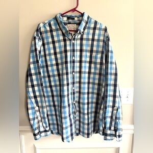 Mens St John’s Bay Classic Fit collared long sleeve button down shirt XXL